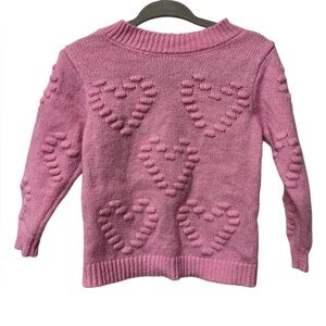 Btween baby girl heart sweater